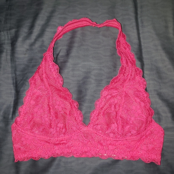 SOLD MERC 5 Free People Galloon Bra halter lace small Preowned - Picture 8 of 11